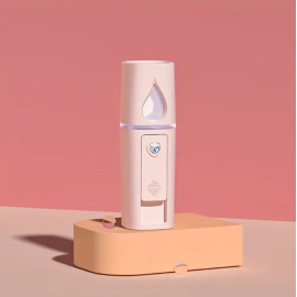Портативний зволожувач-розпилювач для обличчя Nano Mist Sprayer Pink