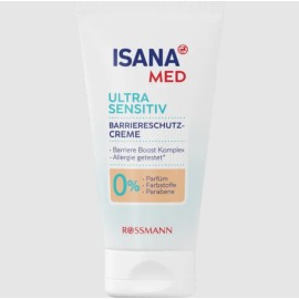 Бар'єрний крем для обличчя для дуже чутливої шкіри ISANA MED Ultra Sensitiv Barriereschutz-Creme 50мл - фото