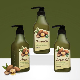 Шампунь-кондиціонер 2 в 1 з аргановою олією FarmStay Argan Oil Complete Volume Up Shampoo & Conditioner