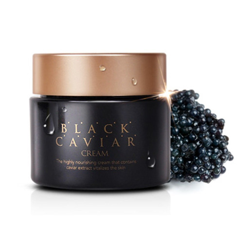 Поживний крем з екстрактом чорної ікри AHC Black Caviar Cream-фото