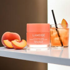 Нічна маска для губ Персик Laneige Lip Sleeping Mask EX Peach Iced Tea –20g - фото