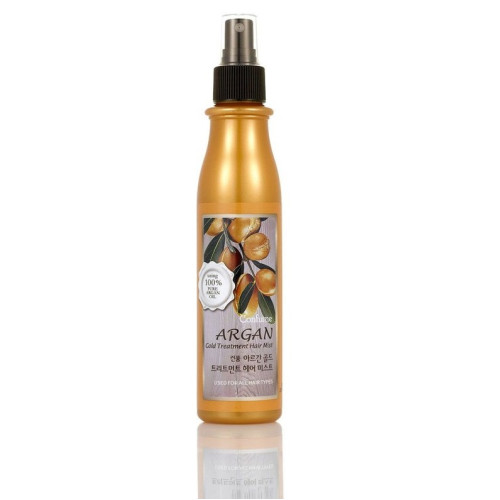 Спрей для волосся з аргановим маслом та золотом Welcos Confume Argan Gold Treatment Hair Mist-фото