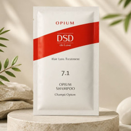 Шампунь від випадіння волосся та стимулярії росту DSD de Luxe Simone Opium Shampoo 7.1-10мл - фото
