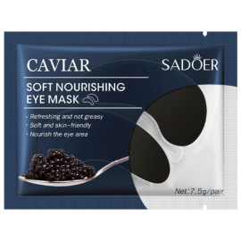 Патчі з екстрактом чорної ікри SADOER Caviar Soft Nourishing Eye Mask - фото