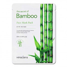 Тканинна маска для обличчя з екстрактом бамбука Veraclara The Secret Of Bamboo Face Mask Pack