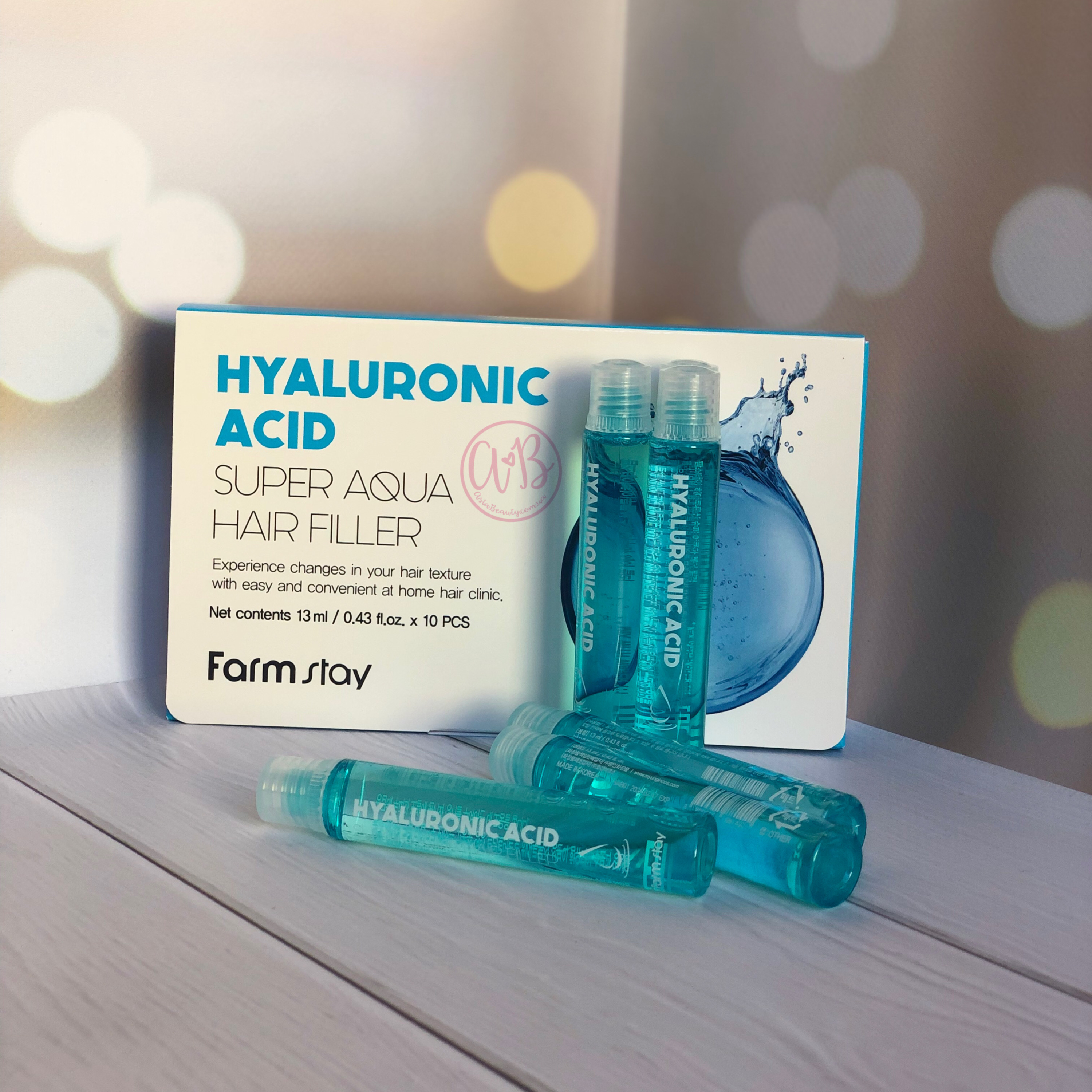 Купить Зволожуючі філери для волосся з гіалуроновою кислотою Farm Stay